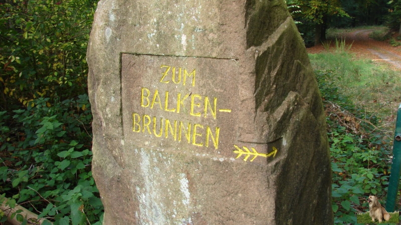 Ritterstein Nr. 134-2 Zum Balkenbrunnen 160 Schr..JPG - Ritterstein Nr.134  Balkenbrunnen 160 Schr.                               